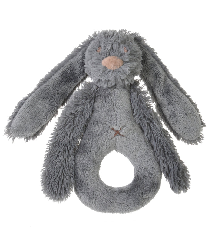 Deep Grey Rabbit Richie Rattle by Happy Horse-0