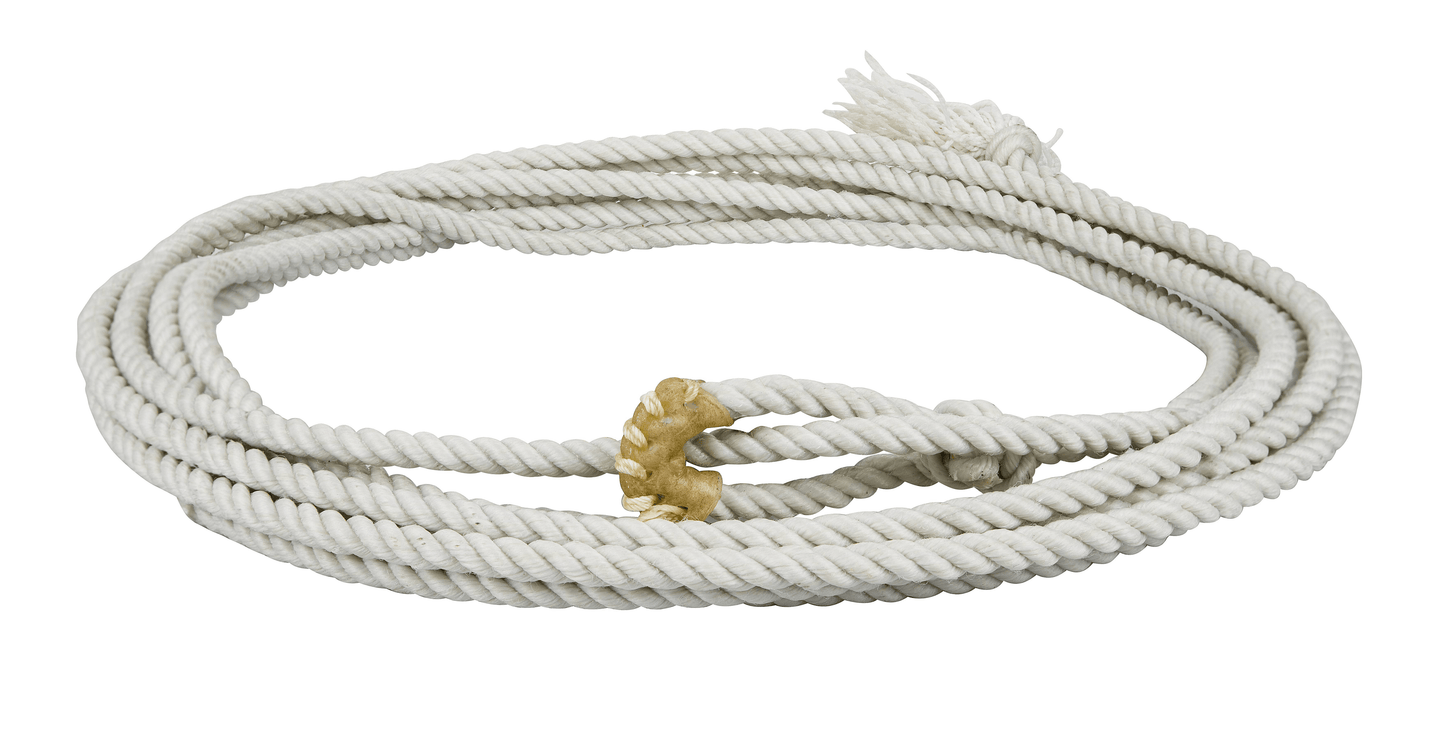 Tabelo Kids Ranch Rope with Rawhide Burner - Medium Lay 5/16" x 20ft-2