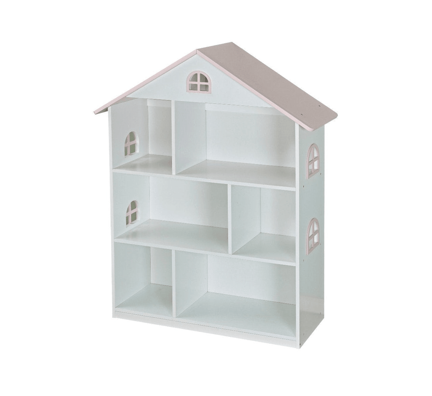 Veronica Hand-Carved Dollhouse Bookcase For Kids-3