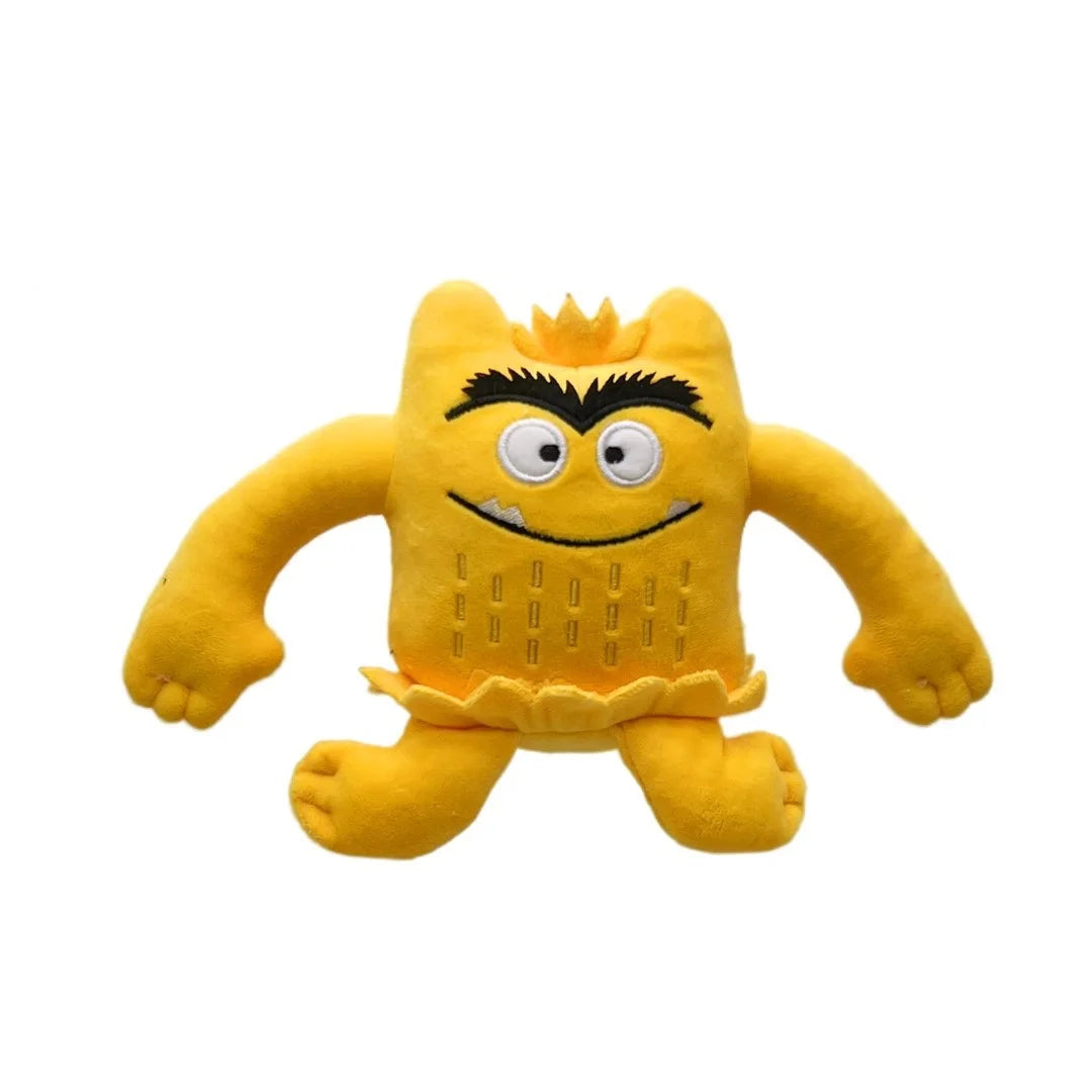 6pcs Color Monster Kawaii Plush Toys for Kids-3
