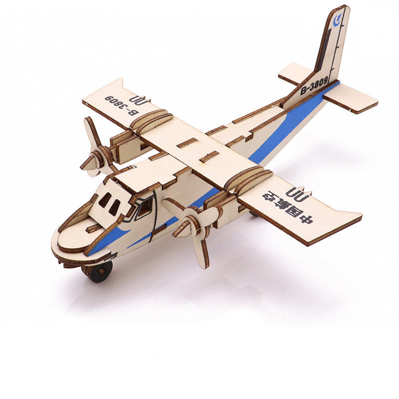 Wooden 3D Puzzle Toys for Kids' Education-13