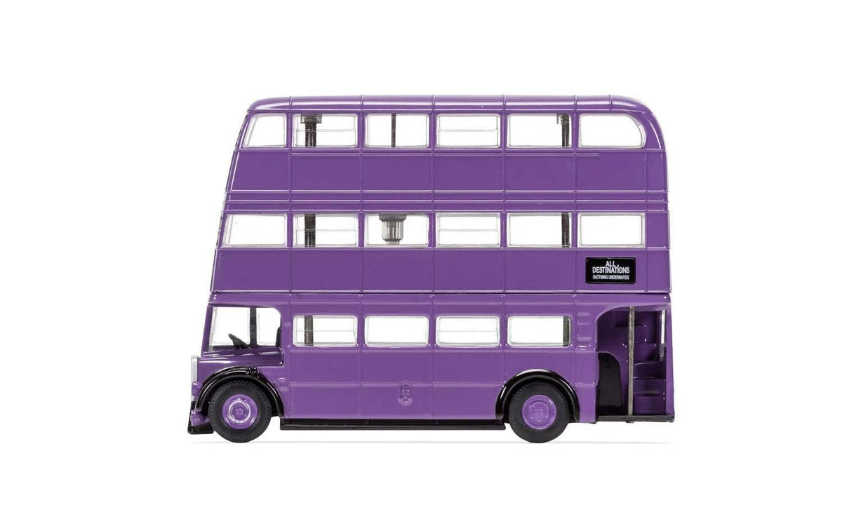 "Knight Bus" Triple Decker Bus Purple "Harry Potter" Movie Series Diecast Model by Corgi-1