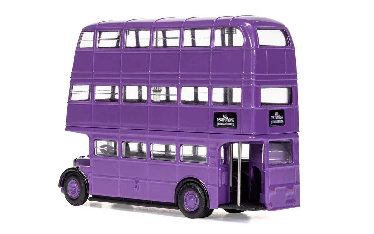 "Knight Bus" Triple Decker Bus Purple "Harry Potter" Movie Series Diecast Model by Corgi-2