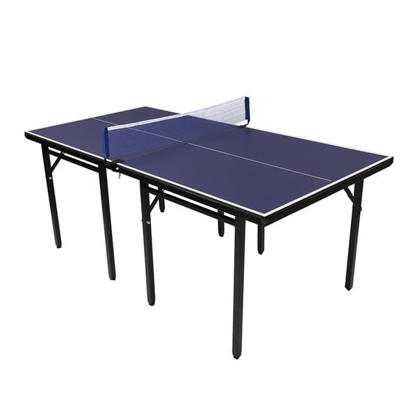 8 Legs Table Tennis Table for Kids Dark Blue Desktop-0