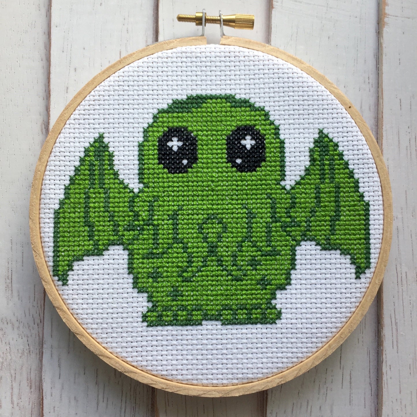 Cute Cthulhu Counted Cross Stitch DIY KIT Intermediate-0
