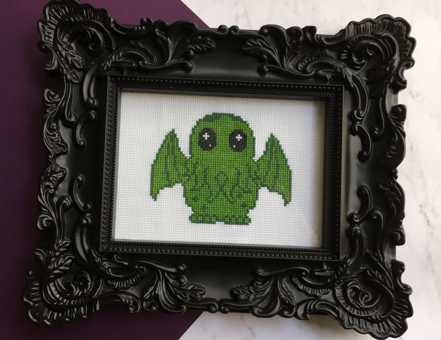 Cute Cthulhu Counted Cross Stitch DIY KIT Intermediate-1
