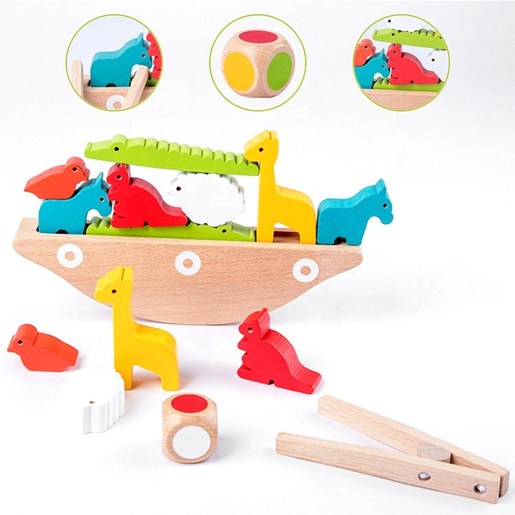 Wooden Animal Balance Game for Kids-3