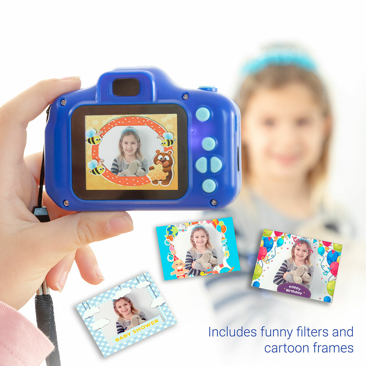 Rechargeable Kids' Digital Camera with Games Kiddak InnovaGoods-12