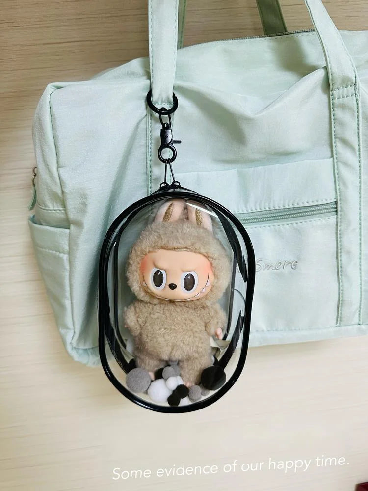 V1 V2 Labubu Doll Bag - Dustproof & Transparent Cover-2