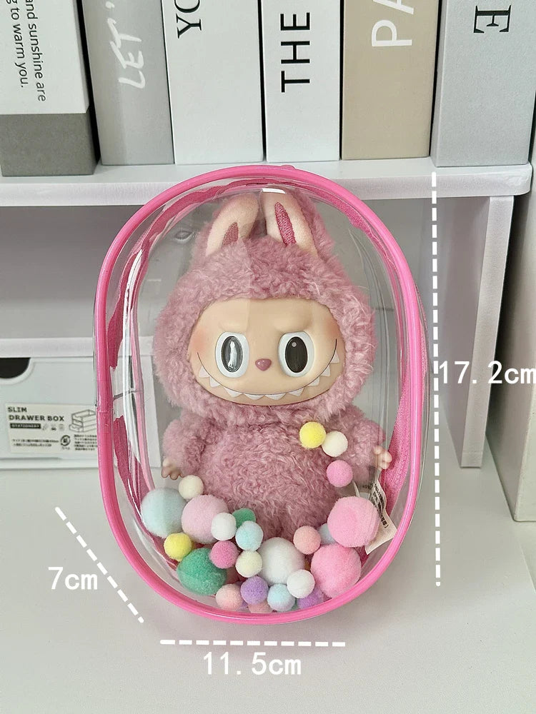V1 V2 Labubu Doll Bag - Dustproof & Transparent Cover-14
