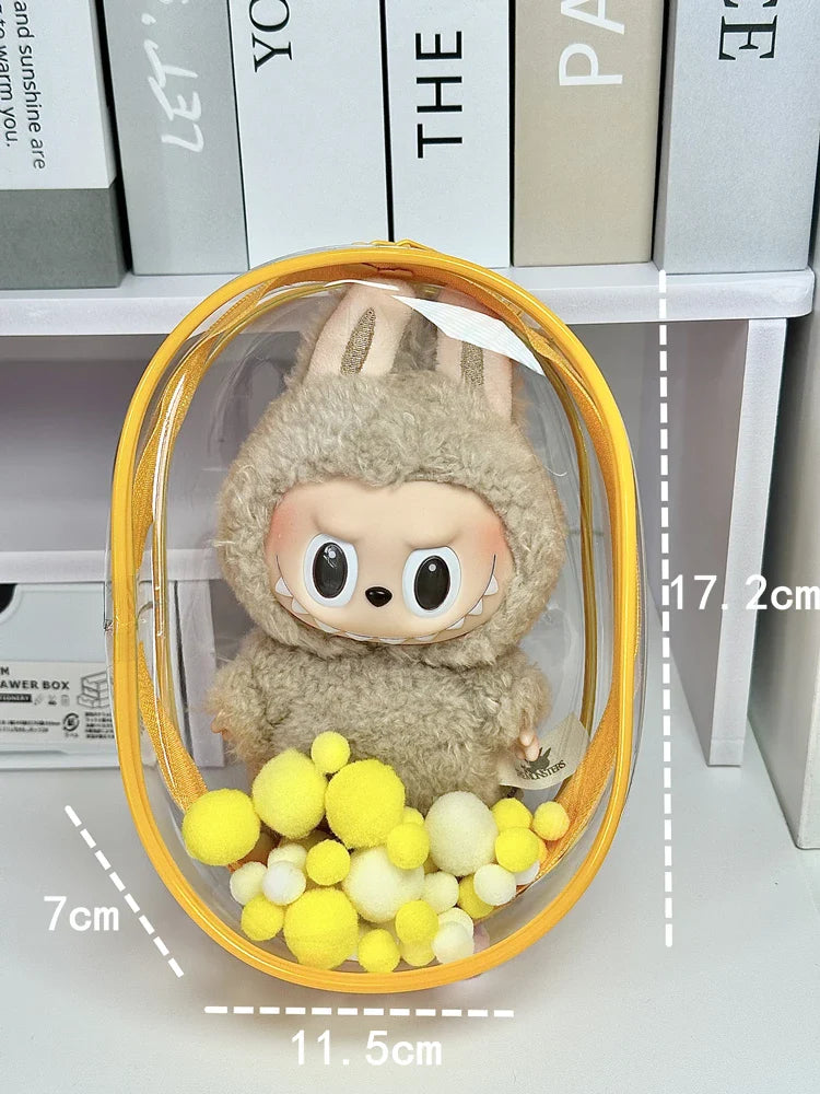 V1 V2 Labubu Doll Bag - Dustproof & Transparent Cover-15