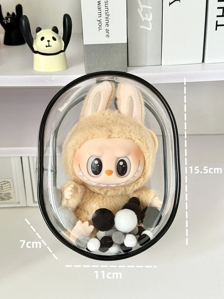 V1 V2 Labubu Doll Bag - Dustproof & Transparent Cover-6