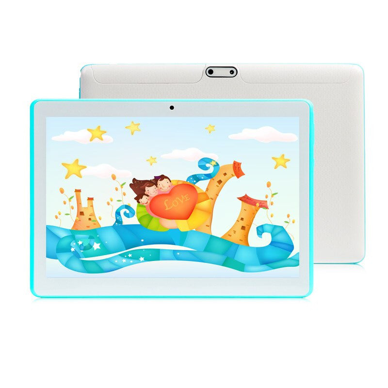 Sannuo Kids 10.1" WiFi tablet, 1GB / 16GB, kék, ajándék szilikon tokkal, K101-1