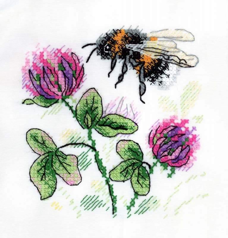 Bee Cross Stitch on Clothes kit B-531 / SV-531-0