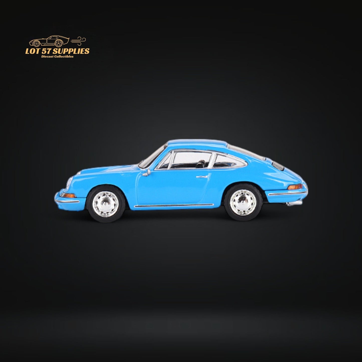 Mini-GT Porsche 901 1963 "Quickblau" #707 1:64 MGT00707-1