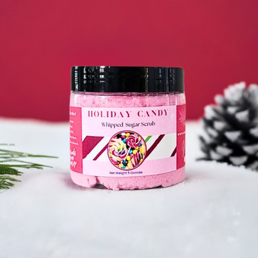 Holiday Candy Whipped Sugar Scrub-2