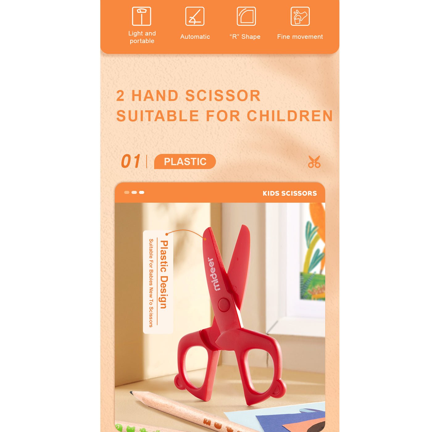 Kids Red Scissors-2