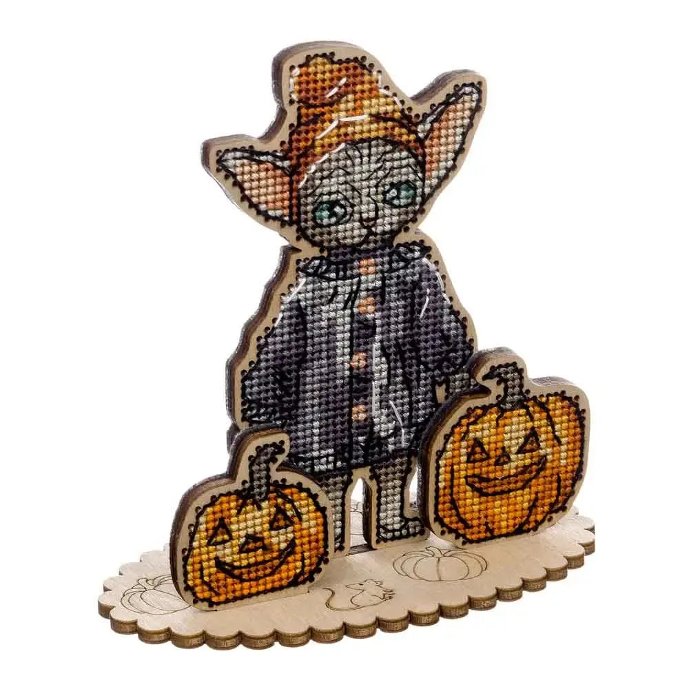 Cross-stitch kits on wood FLW-054-2