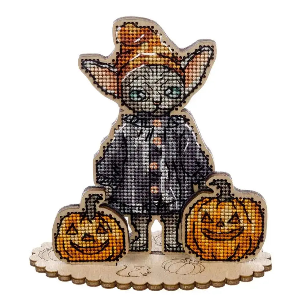 Cross-stitch kits on wood FLW-054-1