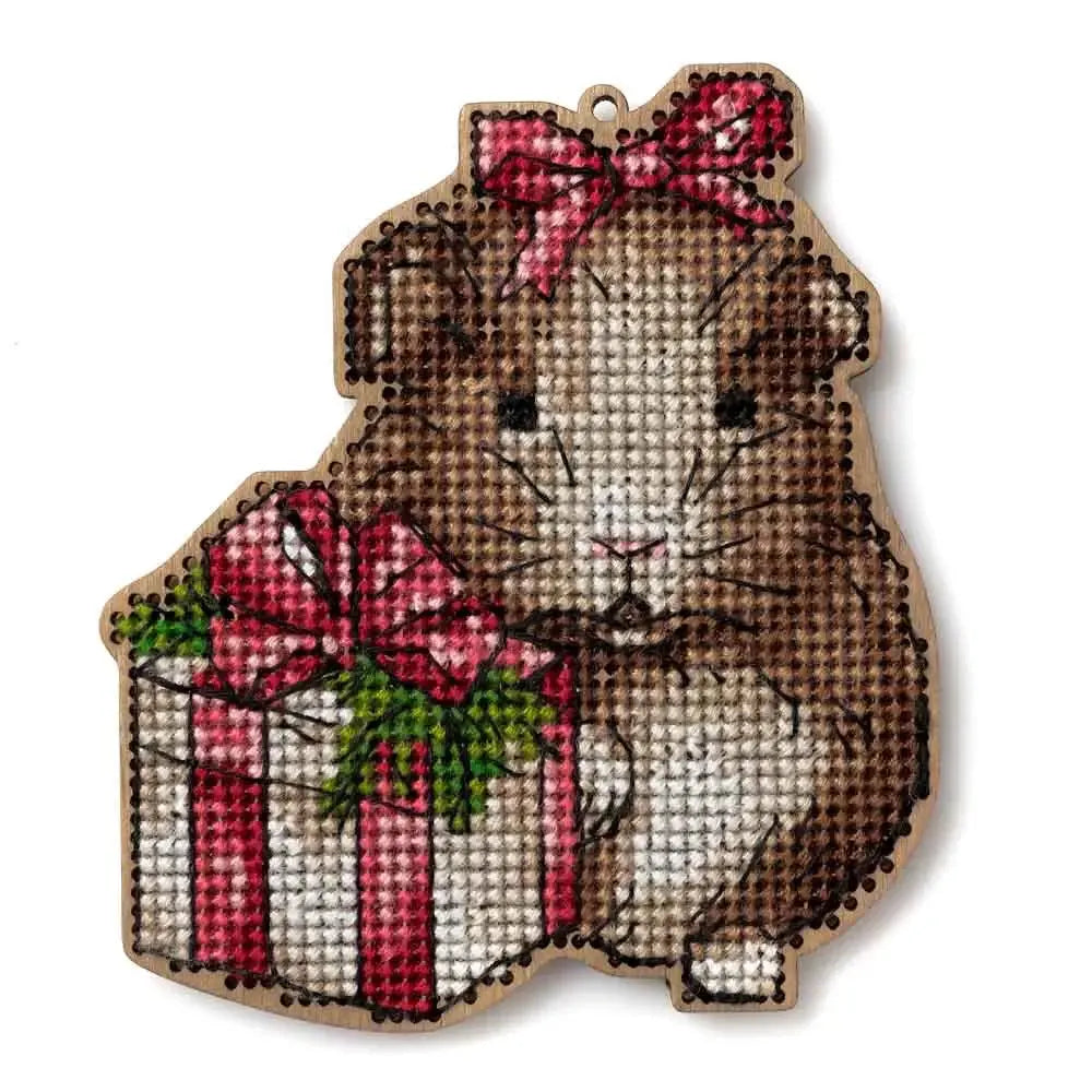 Cross-stitch kits on wood FLW-055-1