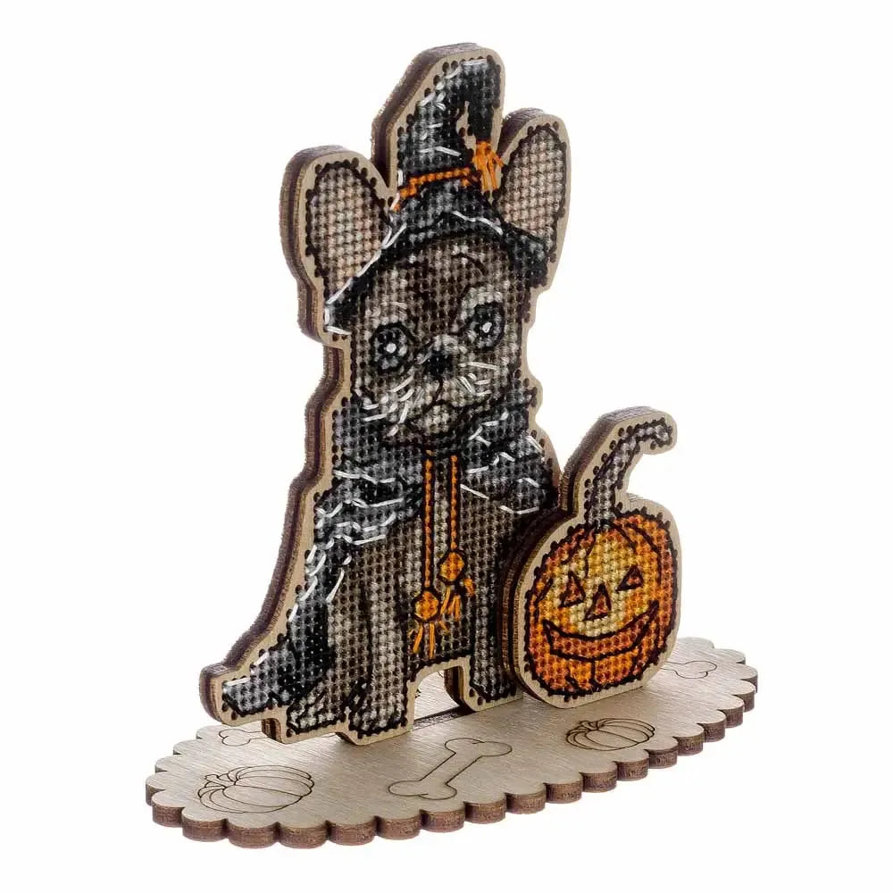 Cross-stitch kits on wood FLW-057-2