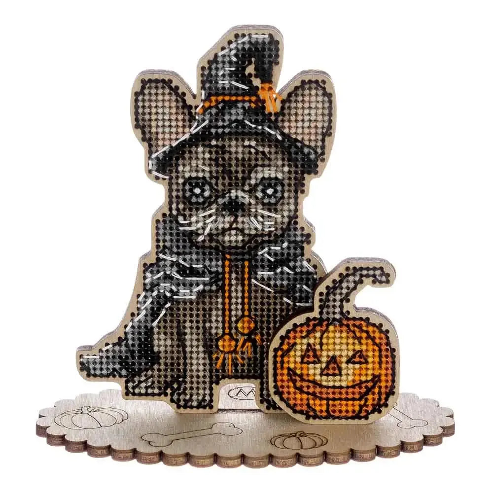 Cross-stitch kits on wood FLW-057-1