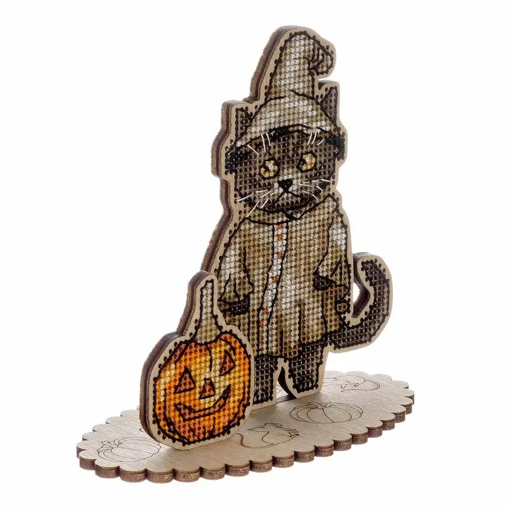 Cross-stitch kits on wood FLW-058-2
