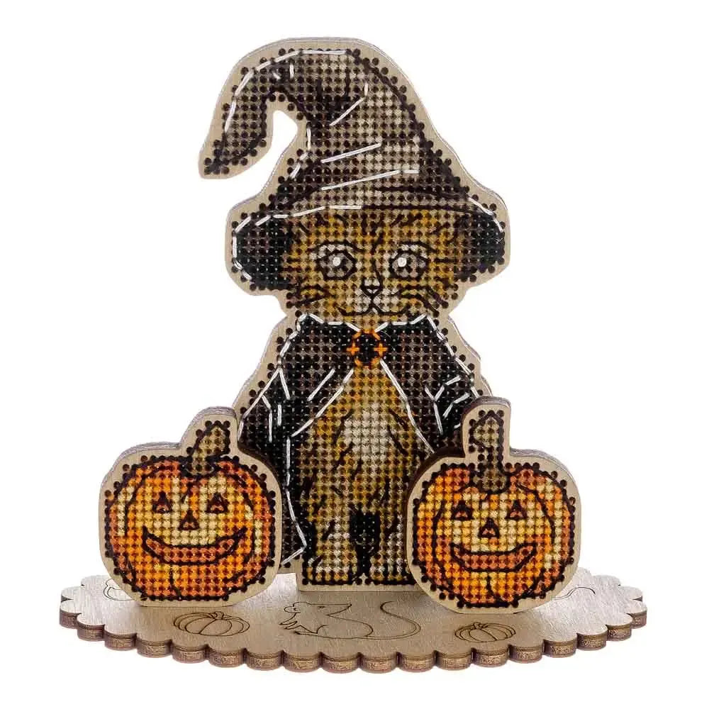 Cross-stitch kits on wood FLW-060-1