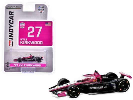 Dallara IndyCar #27 Kyle Kirkwood "AutoNation" Andretti Autosport "NTT IndyCar Series" (2024) 1/64 Diecast Model Car by Greenlight-0
