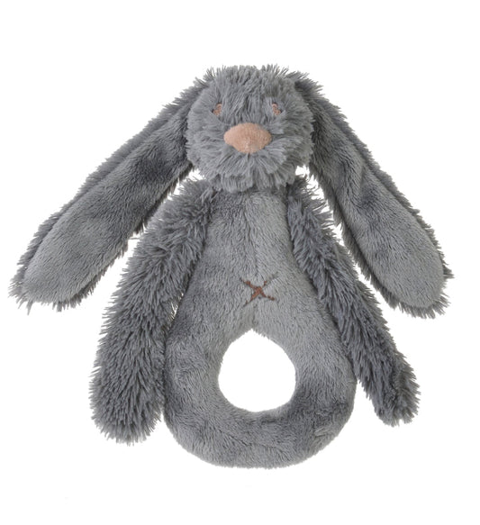 Deep Grey Rabbit Richie Rattle by Happy Horse-0