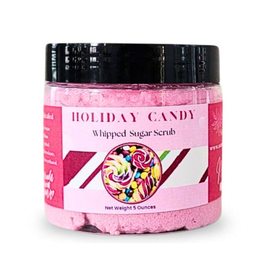 Holiday Candy Whipped Sugar Scrub-0